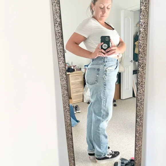 COPY - ✨LLBEAN Classic Vintage Super-Worn Broken-In Jeans Size 35x30 Unisex✨ - Picture 7 of 15